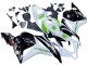 2009-2012 Honda CBR600RR Motorcycle Fairings - White Green Glossy Black Hannspree Canada for Sale
