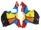 2009-2012 Honda CBR600RR Motorcycle Fairings - Black Multicolor MoviStar Canada for Sale
