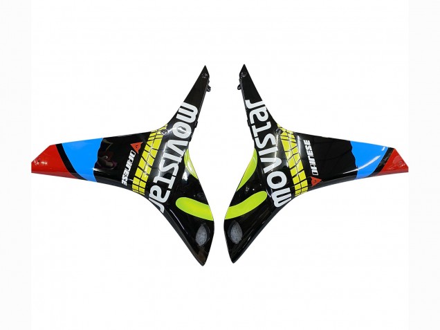 2009-2012 Honda CBR600RR Motorcycle Fairings - Black Multicolor MoviStar Canada for Sale