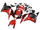 2009-2012 Honda CBR600RR Motorcycle Fairings - Red Glossy Black Matte Black Stripe Canada for Sale