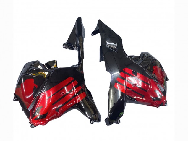 2009-2012 Honda CBR600RR Motorcycle Fairings - Red Glossy Black Canada for Sale