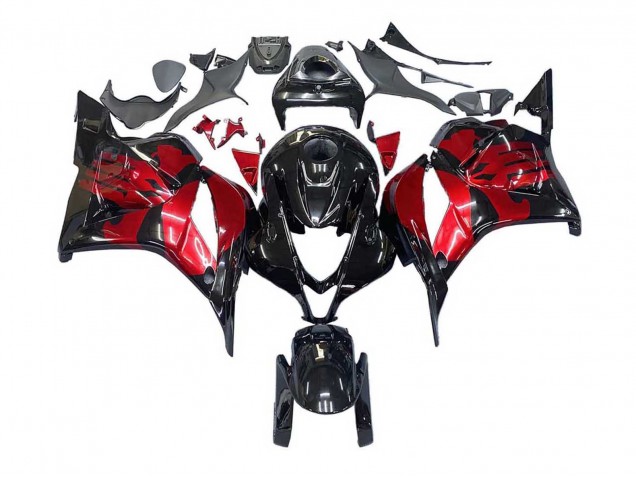 2009-2012 Honda CBR600RR Motorcycle Fairings - Red Glossy Black Canada for Sale