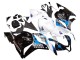2009-2012 Honda CBR600RR Motorcycle Fairings Kit - White Blue Glossy Black Canada for Sale