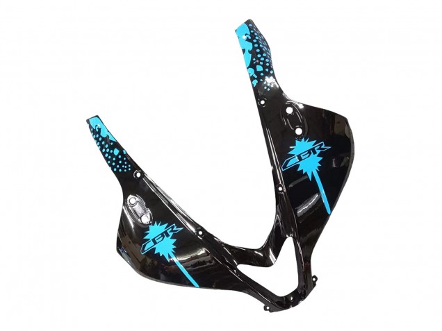 2009-2012 Honda CBR600RR Motorcycle Fairings Kit - White Blue Glossy Black Canada for Sale