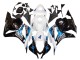 2009-2012 Honda CBR600RR Motorcycle Fairings Kit - White Blue Glossy Black Canada for Sale
