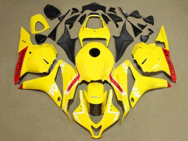 2009-2012 Honda CBR600RR Motorcycle Fairings - Yellow Red White Repsol Canada for Sale