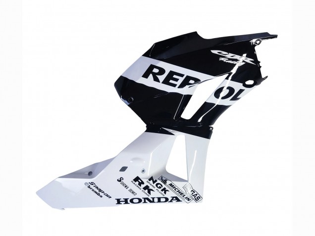 2013-2023 Honda CBR600RR Motorcycle Fairings - White Glossy Black Repsol Canada for Sale