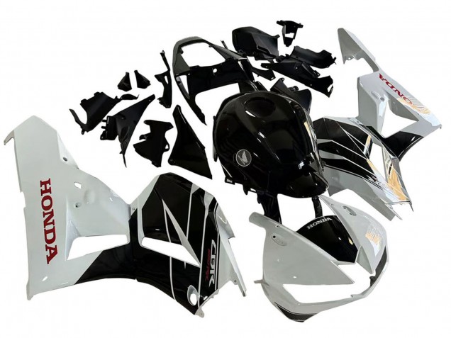 2013-2023 Honda CBR600RR Motorcycle Fairing Kits - White Glossy Black Canada for Sale