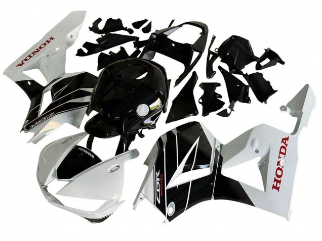 2013-2023 Honda CBR600RR Motorcycle Fairing Kits - White Glossy Black Canada for Sale