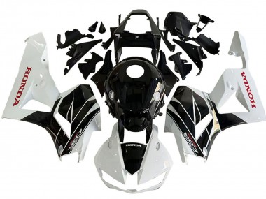 2013-2023 Honda CBR600RR Motorcycle Fairing Kits - White Glossy Black Canada for Sale