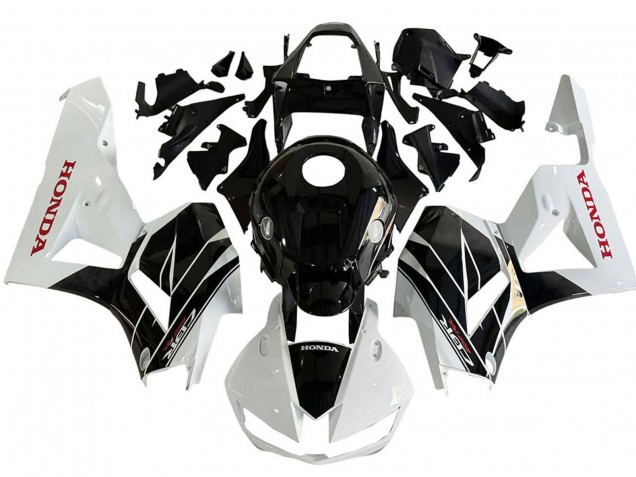 2013-2023 Honda CBR600RR Motorcycle Fairing Kits - White Glossy Black Canada for Sale