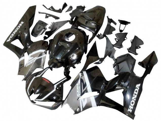 2013-2023 Honda CBR600RR Motorcycle Fairings - Silver Glossy Black Canada for Sale