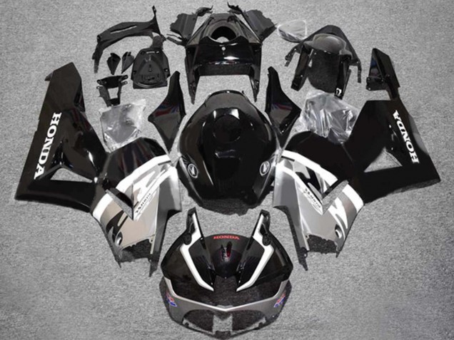 2013-2023 Honda CBR600RR Motorcycle Fairings - Silver Glossy Black Canada for Sale