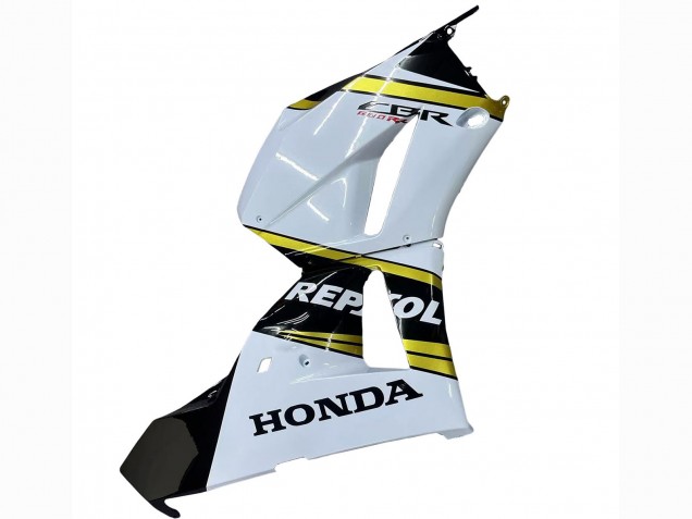 2013-2023 Honda CBR600RR Motorcycle Fairings - White Gold Glossy Black Repsol Canada for Sale