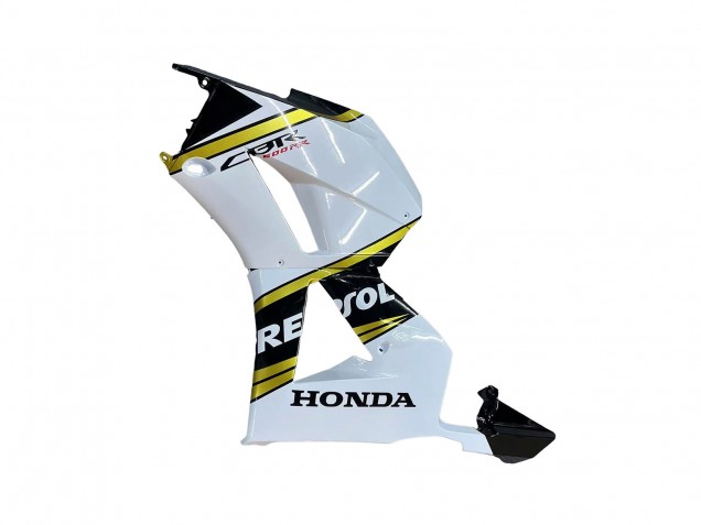 2013-2023 Honda CBR600RR Motorcycle Fairings - White Gold Glossy Black Repsol Canada for Sale
