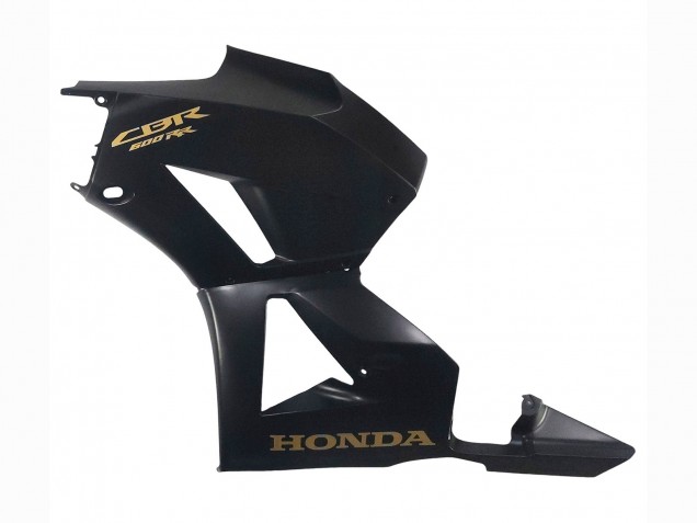 2013-2023 Honda CBR600RR Motorcycle Fairings - Matte Black Gold Decals Canada for Sale