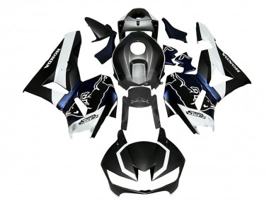 2013-2023 Honda CBR600RR Motorcycle Fairings - Black Carbon Fiber White Blue Red Bull Canada for Sale