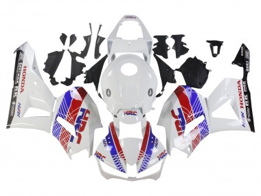 2013-2023 Honda CBR600RR Motorcycle Fairing - White Red Blue HRC Canada for Sale