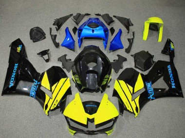 2013-2023 Honda CBR600RR Motorcycle Fairings - Blue Yellow Glossy Black Canada for Sale