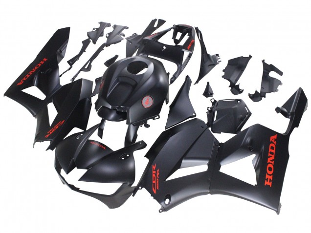 2013-2023 Honda CBR600RR Motorcycle Fairings - Matte Black Red Decals Canada for Sale