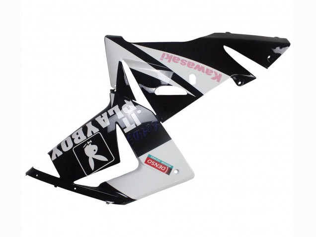 2004-2005 Kawasaki ZX10R Motorcycle Fairings - Black Pink White Playboy Motul Canada for Sale