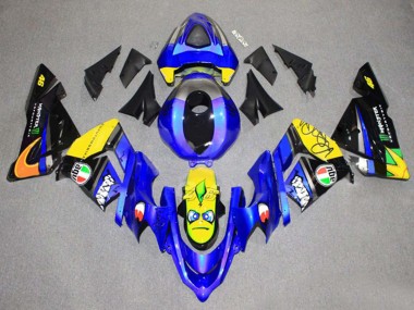 2004-2005 Kawasaki ZX10R Motorcycle Fairing - Green Black Ninja Canada for Sale