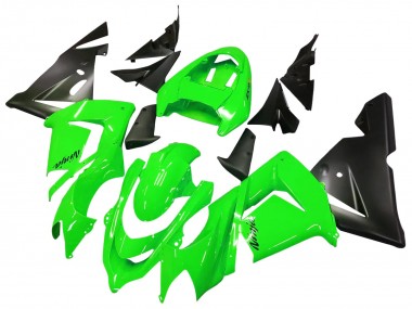 2004-2005 Kawasaki ZX10R Motorcycle Fairings - Green Black Ninja Canada for Sale