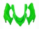 2004-2005 Kawasaki ZX10R Motorcycle Fairings - Green Black Ninja Canada for Sale