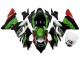 2004-2005 Kawasaki ZX10R Motorcycle Fairings - White Black Green Elf Canada for Sale