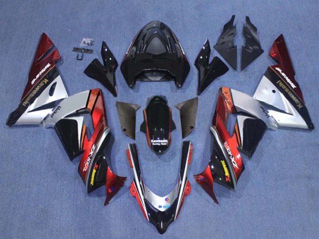 2004-2005 Kawasaki ZX10R Motorcycle Fairings - White Black Fluorescent Yellow Ninja Canada for Sale