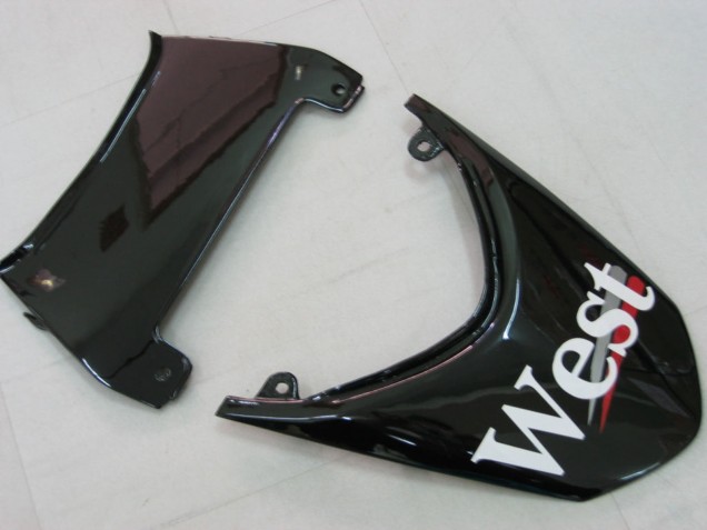 2004-2005 Kawasaki ZX10R Motorcycle Fairings - White Black West Ninja Canada for Sale