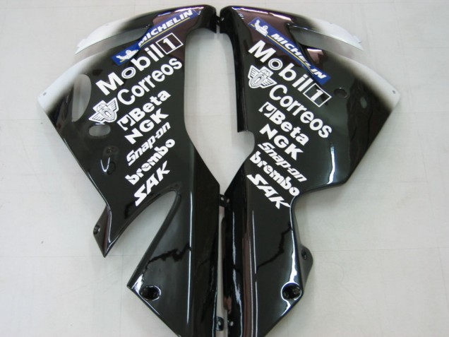 2004-2005 Kawasaki ZX10R Motorcycle Fairings - White Black West Ninja Canada for Sale