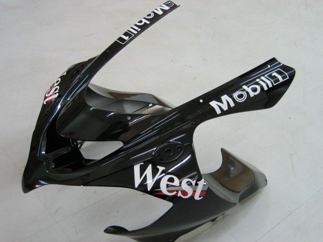2004-2005 Kawasaki ZX10R Motorcycle Fairings - White Black West Ninja Canada for Sale