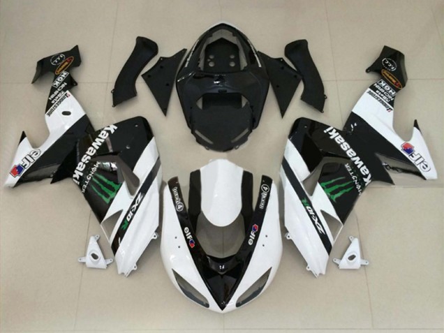 2004-2005 Kawasaki ZX10R Motorcycle Fairings - Green Red Black Canada for Sale