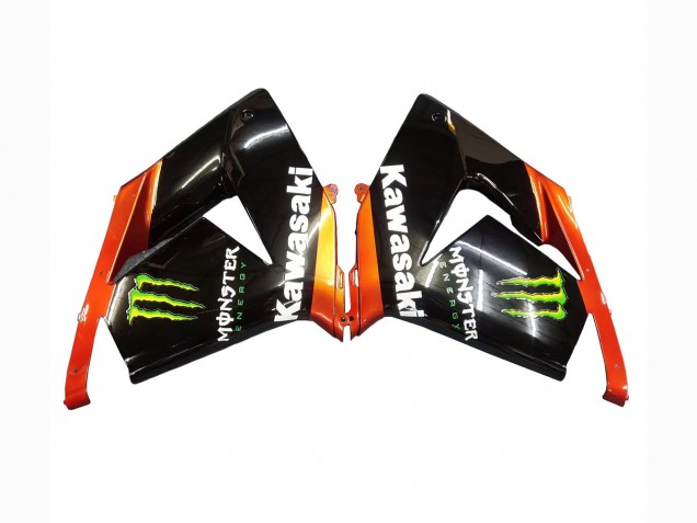 2004-2005 Kawasaki ZX10R Motorcycle Fairings - Burnt Orange Black Monster Elf Canada for Sale