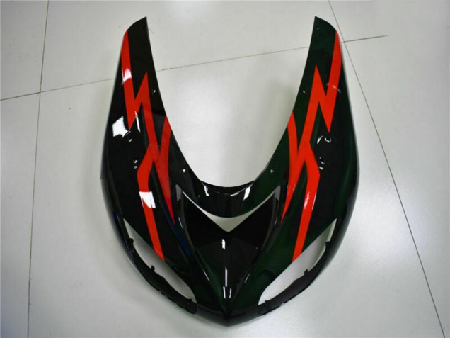 2006-2007 Kawasaki ZX10R Motorcycle Fairings - Glossy Black Red Canada for Sale