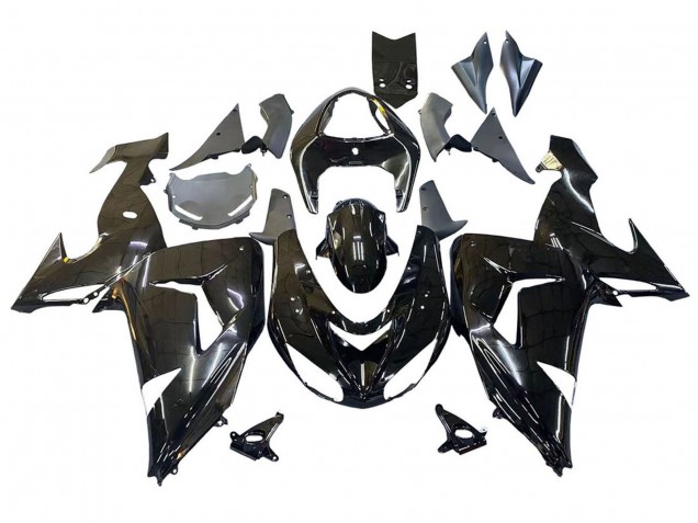 2006-2007 Kawasaki ZX10R Motorcycle Fairings - Glossy Black Canada for Sale