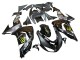 2006-2007 Kawasaki ZX10R Motorcycle Fairings - Grey Yellow Glossy Black Monster Elf Canada for Sale