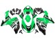 2006-2007 Kawasaki ZX10R Motorcycle Fairing Kits - Green White Black Canada for Sale