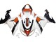 2006-2007 Kawasaki ZX10R Motorcycle Fairings - White Orange Black Canada for Sale