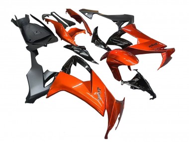 2008-2010 Kawasaki ZX10R Motorcycle Fairings - Burnt Orange Black Canada for Sale