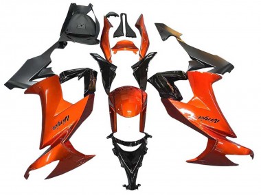 2008-2010 Kawasaki ZX10R Motorcycle Fairings - Burnt Orange Black Canada for Sale