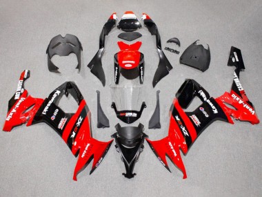 2008-2010 Kawasaki ZX10R Motorcycle Fairings - Red Black Kick Elf Canada for Sale