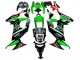 2008-2010 Kawasaki ZX10R Motorcycle Fairings - Green White Red Black Monster Elf 66 Canada for Sale