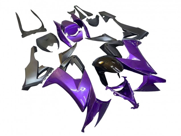 2008-2010 Kawasaki ZX10R Motorcycle Fairings - Purple Black Canada for Sale