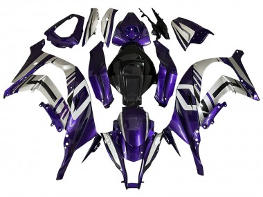 2008-2010 Kawasaki ZX10R Motorcycle Fairings - Purple Silver Black Canada for Sale