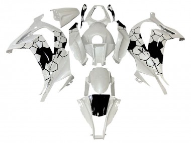 2008-2010 Kawasaki ZX10R Motorcycle Fairings - White Black Canada for Sale
