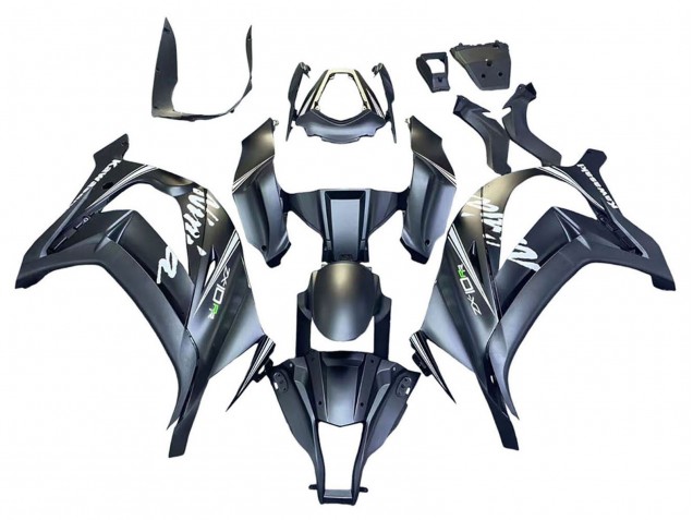 2011-2015 Kawasaki ZX10R Motorcycle Fairings - Matte Grey White Green Canada for Sale