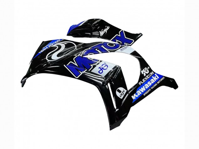 2011-2015 Kawasaki ZX10R Motorcycle Fairings - Blue White Glossy Black Canada for Sale