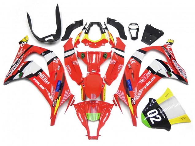 2011-2015 Kawasaki ZX10R Motorcycle Fairings - Red Yellow White Black Green Blue Trick Star 02 Canada for Sale